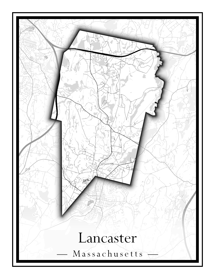 Massachusetts Towns - Street Map (Kingston - Lanesborough)