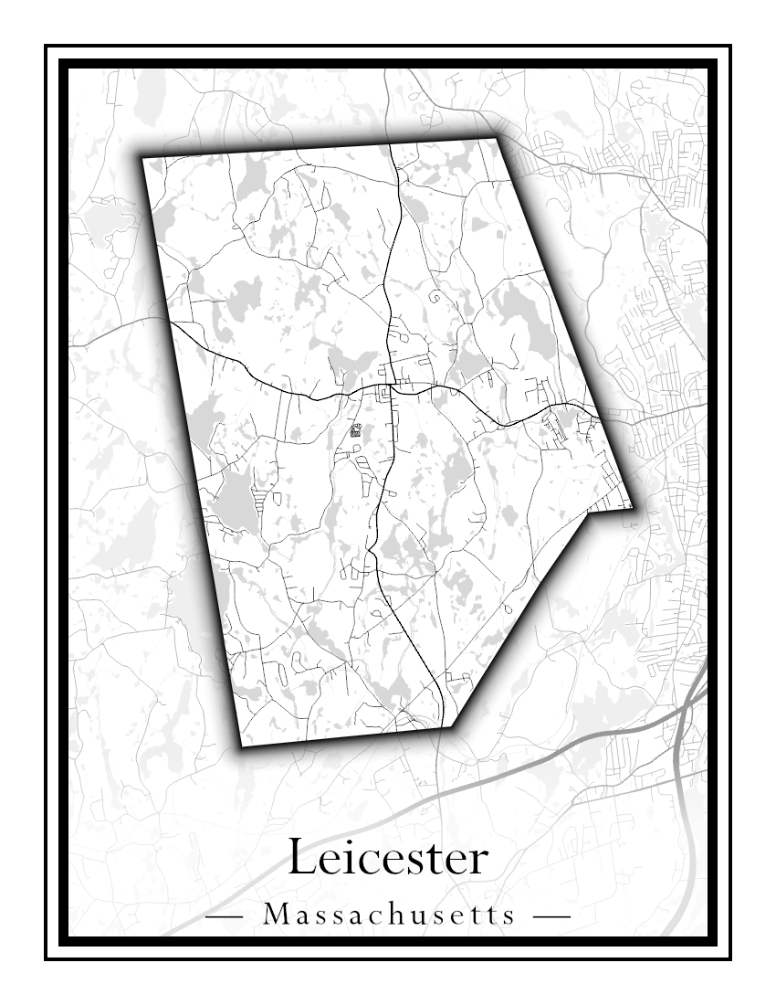 Massachusetts Towns - Street Map (Lawrence - Lenox)