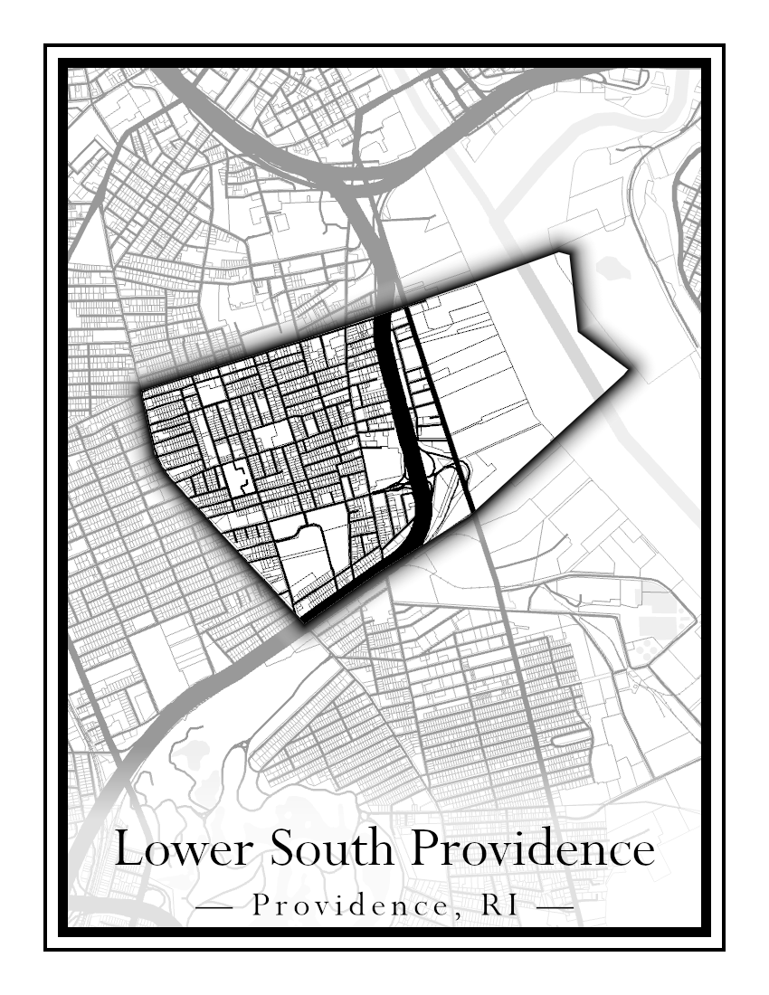 Providence Neighborhoods - Street Map (Hartford - Manton)