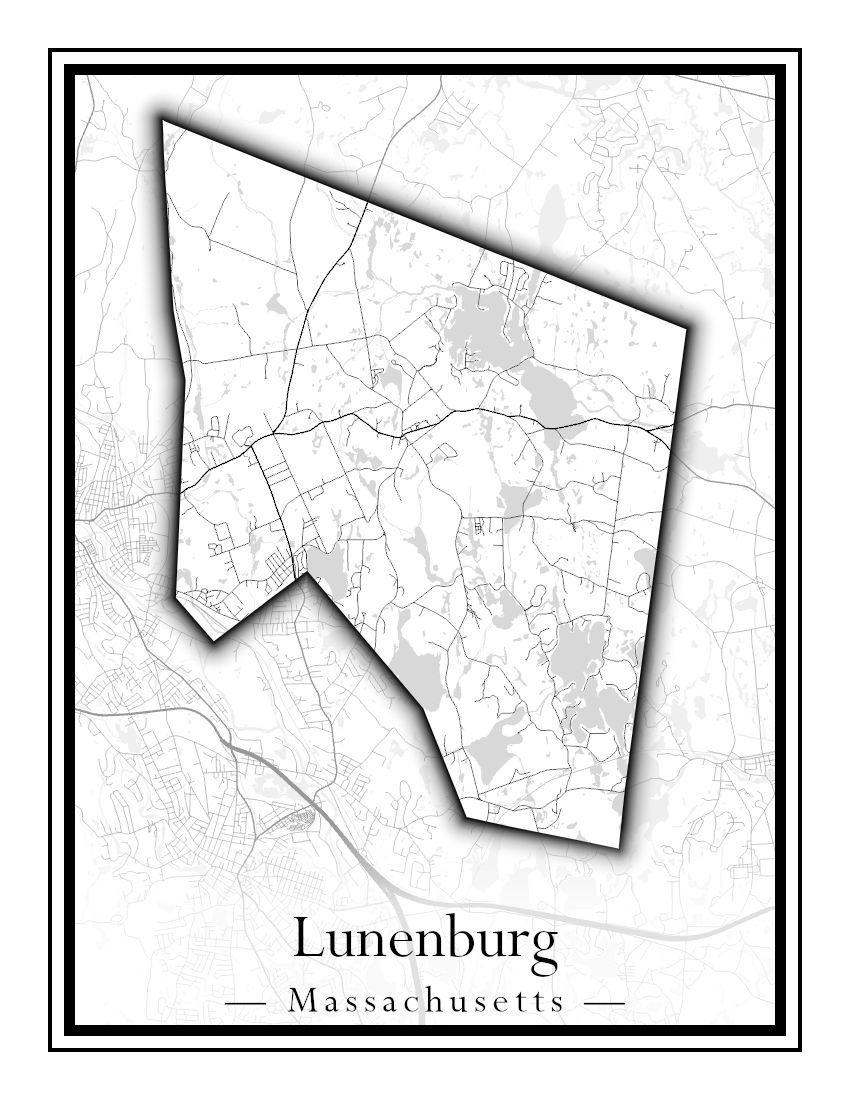 Massachusetts Towns - Street Map (Ludlow - Lynnfield)