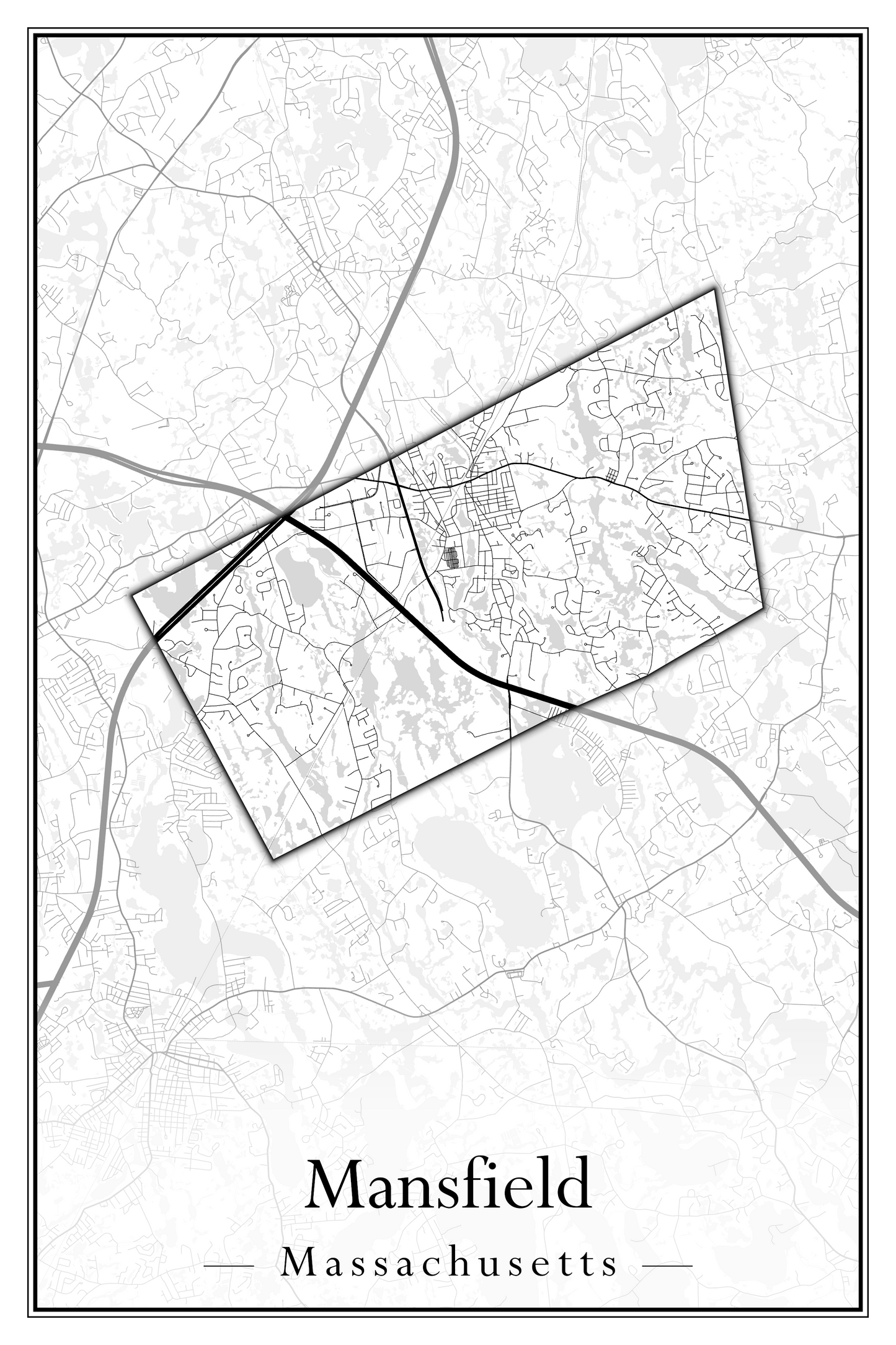 Massachusetts Towns - Street Map (Malden - Marblehead)