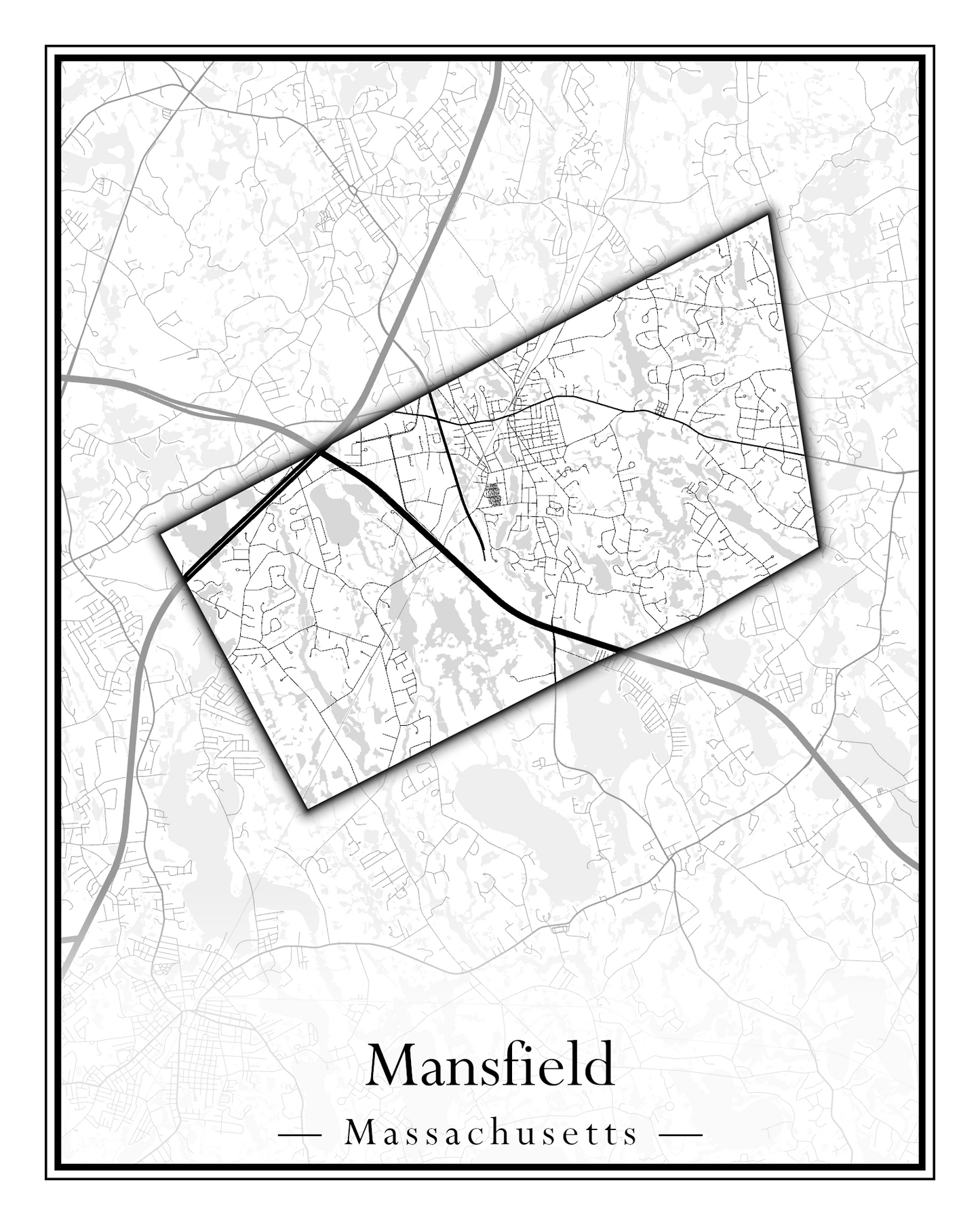 Massachusetts Towns - Street Map (Malden - Marblehead)