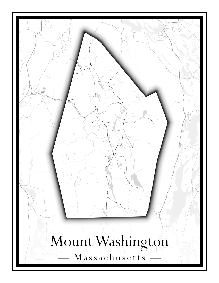 Massachusetts Towns - Street Map (Monterey - Nahant)