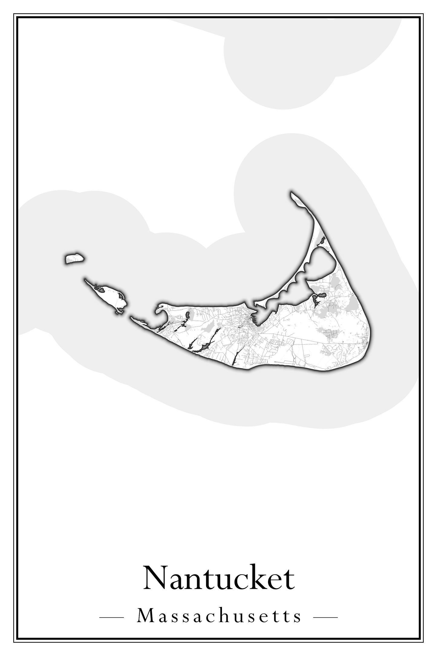 Massachusetts Towns - Street Map (Nantucket - New Ashford)