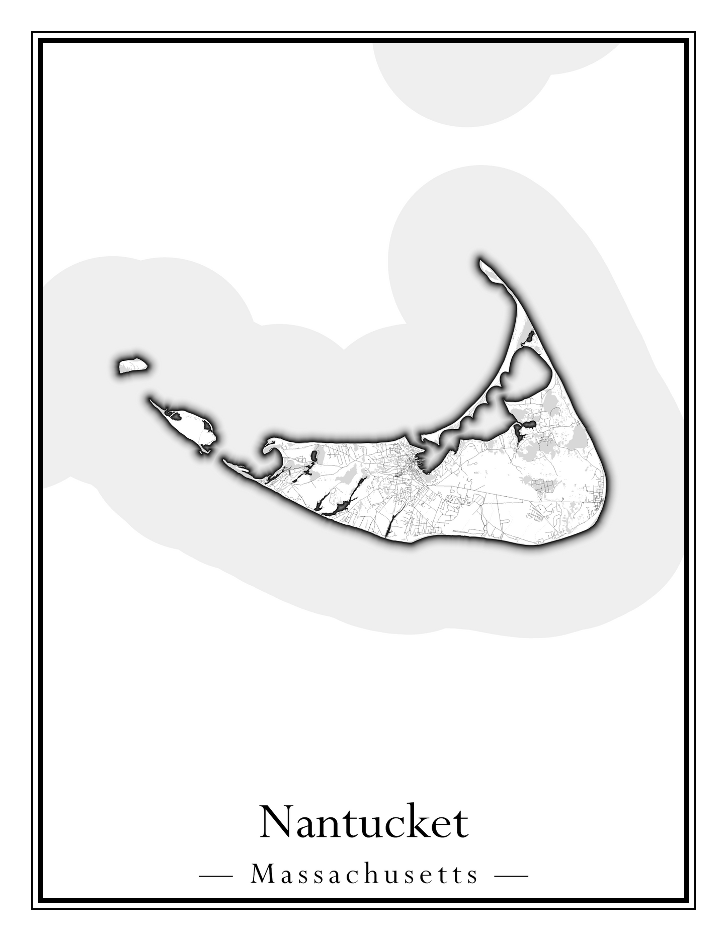 Massachusetts Towns - Street Map (Nantucket - New Ashford)