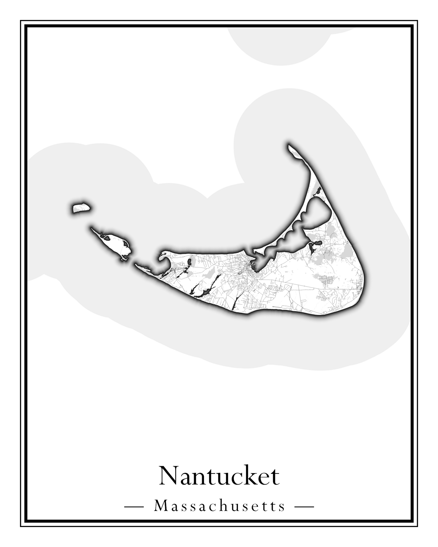 Massachusetts Towns - Street Map (Nantucket - New Ashford)