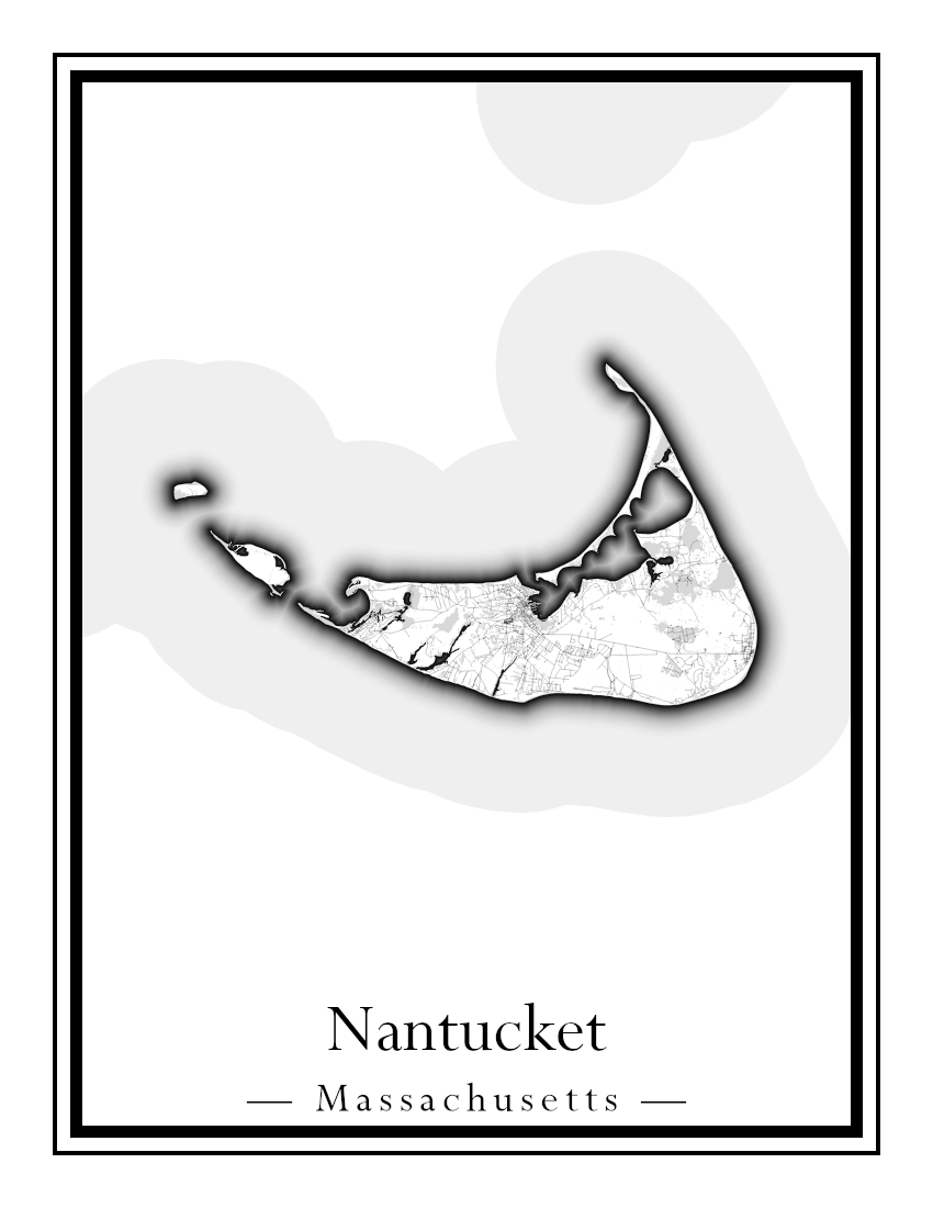 Massachusetts Towns - Street Map (Nantucket - New Ashford)