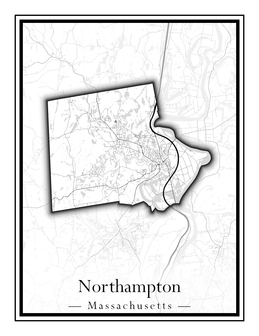 Massachusetts Towns - Street Map (North Reading - Northbridge)