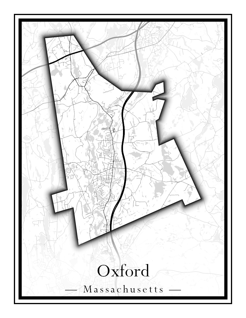 Massachusetts Towns - Street Map (Otis - Paxton)