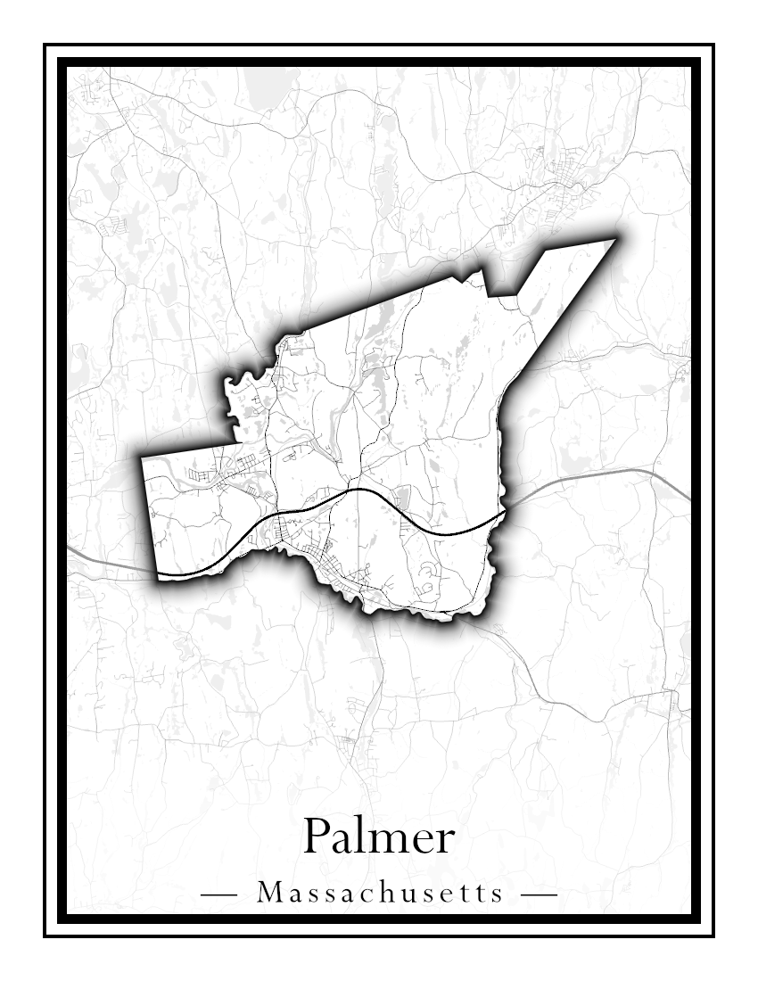 Massachusetts Towns - Street Map (Otis - Paxton)