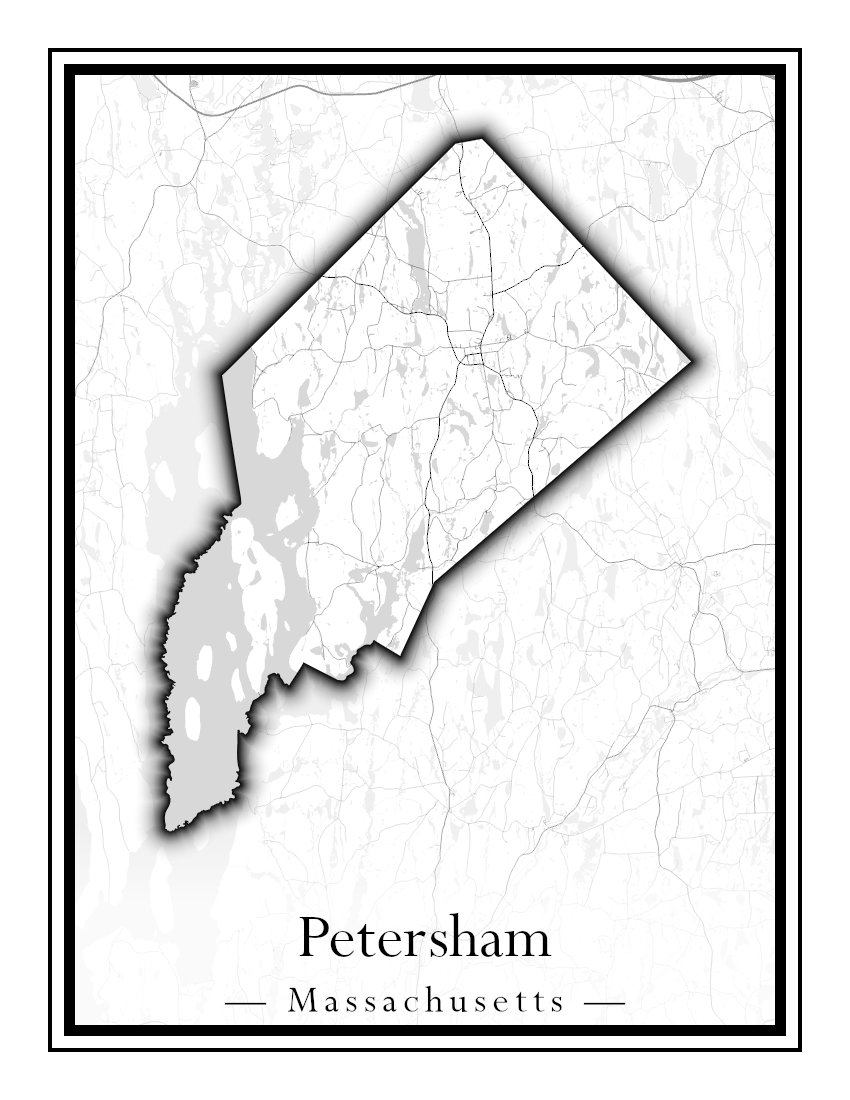 Massachusetts Towns - Street Map (Peru - Pittsfield)