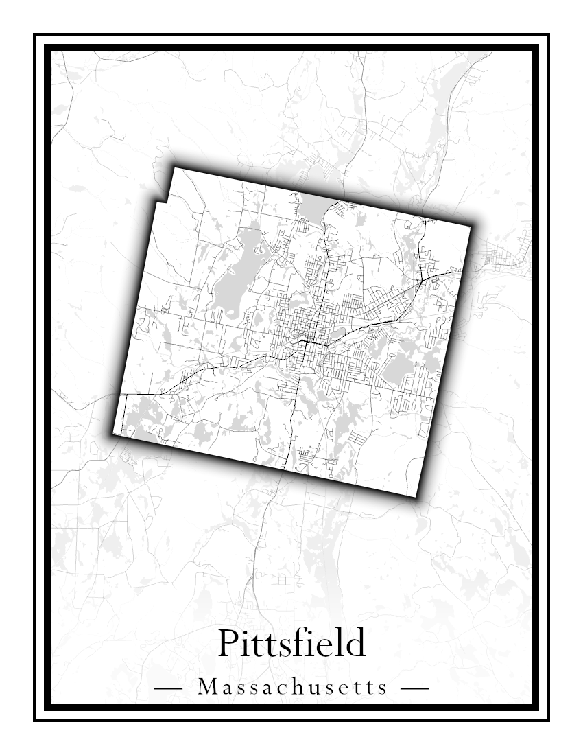 Massachusetts Towns - Street Map (Peru - Pittsfield)