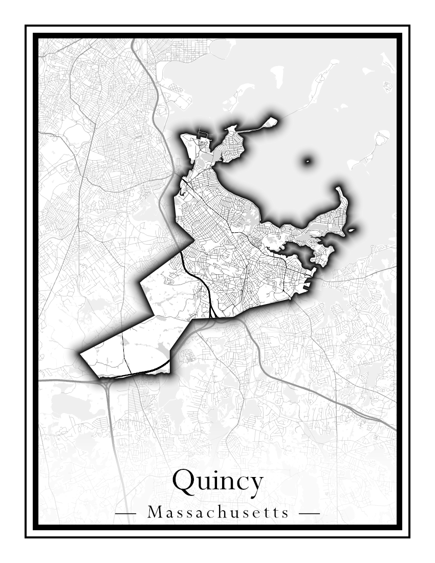 Massachusetts Towns - Street Map (Princeton - Randolph)