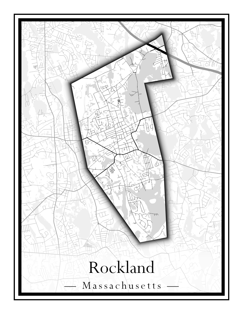 Massachusetts Towns - Street Map (Richmond - Rockport)