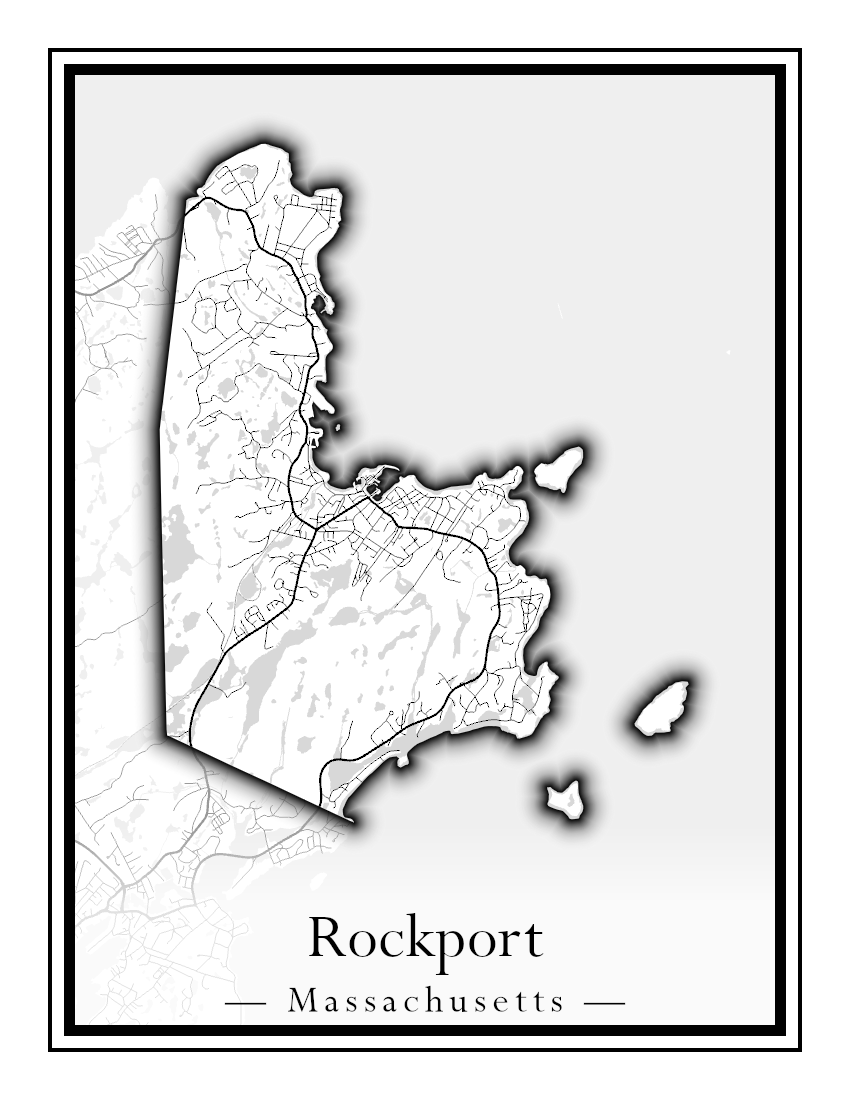 Massachusetts Towns - Street Map (Richmond - Rockport)