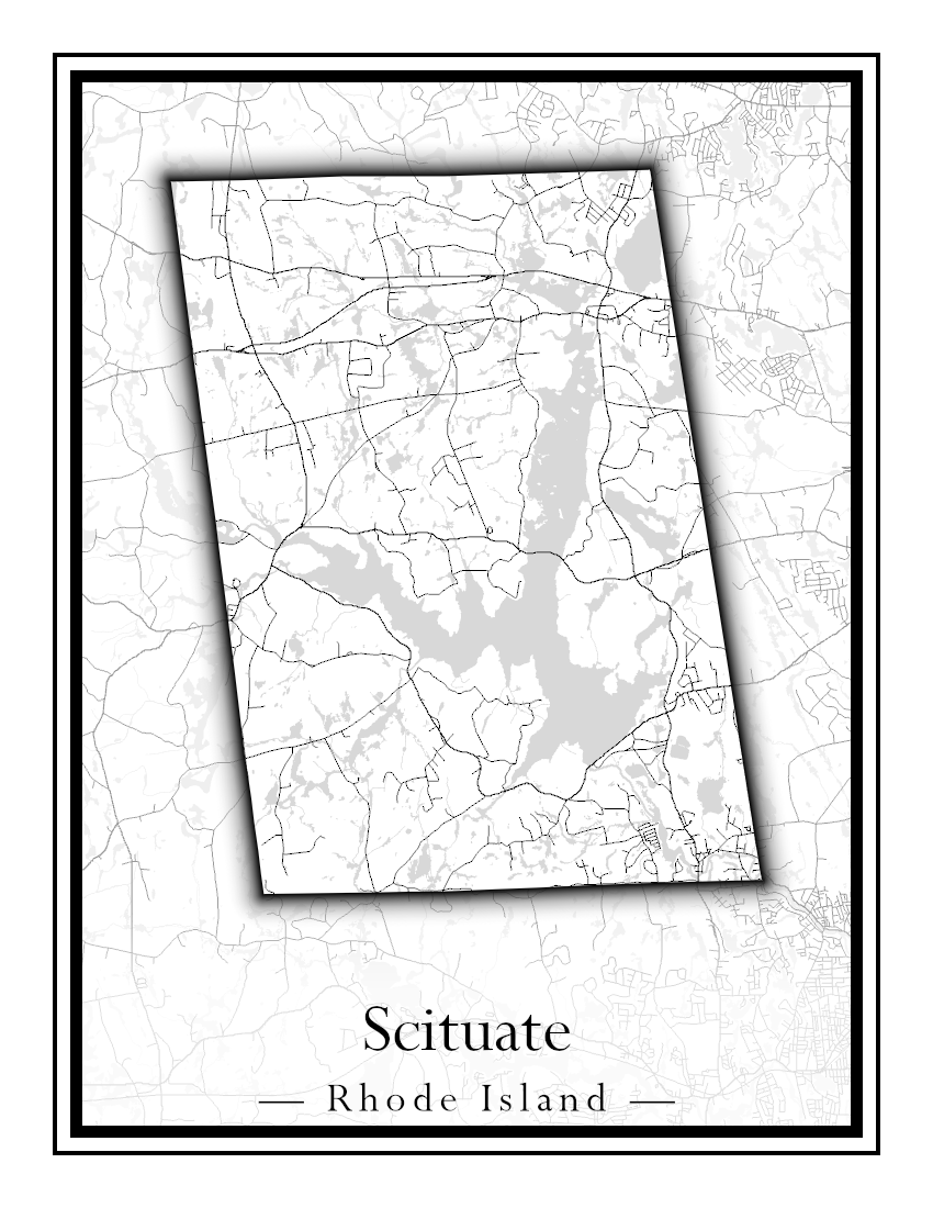 Rhode Island Towns - Street Map (Richmond - South Kingstown)