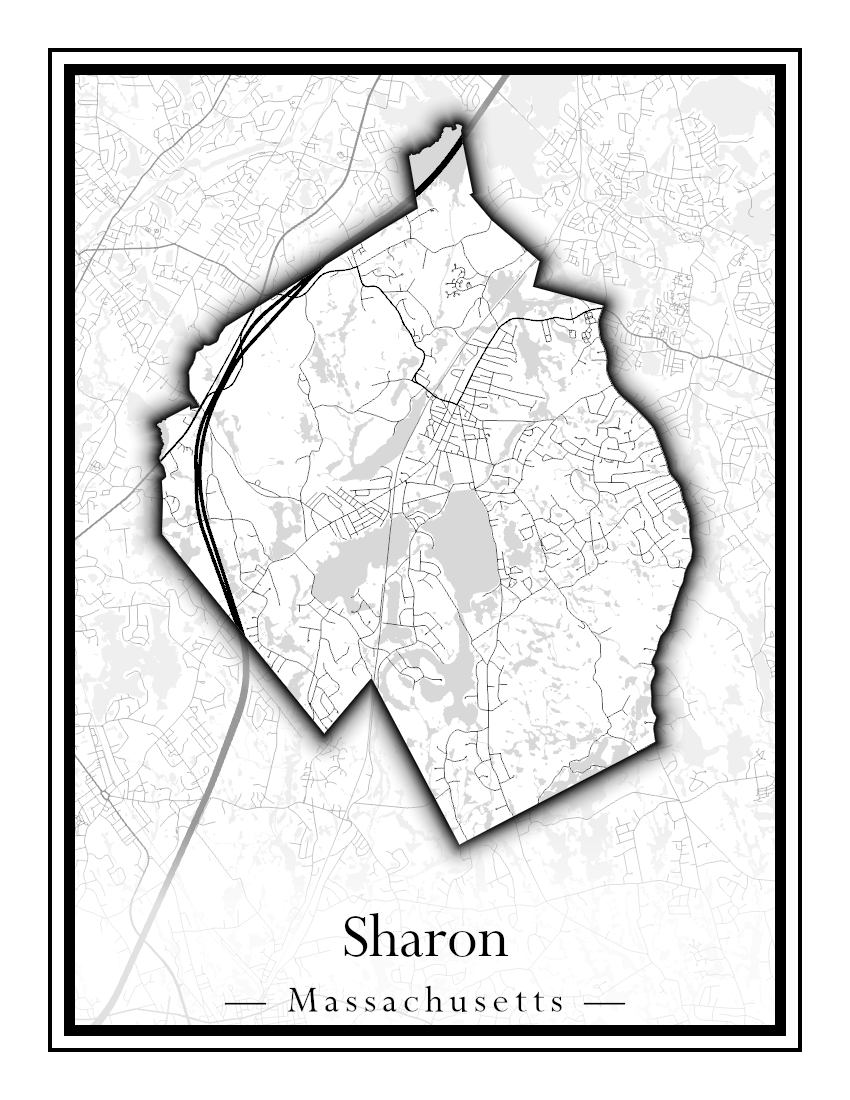 Massachusetts Towns - Street Map (Seekonk - Shelburne)