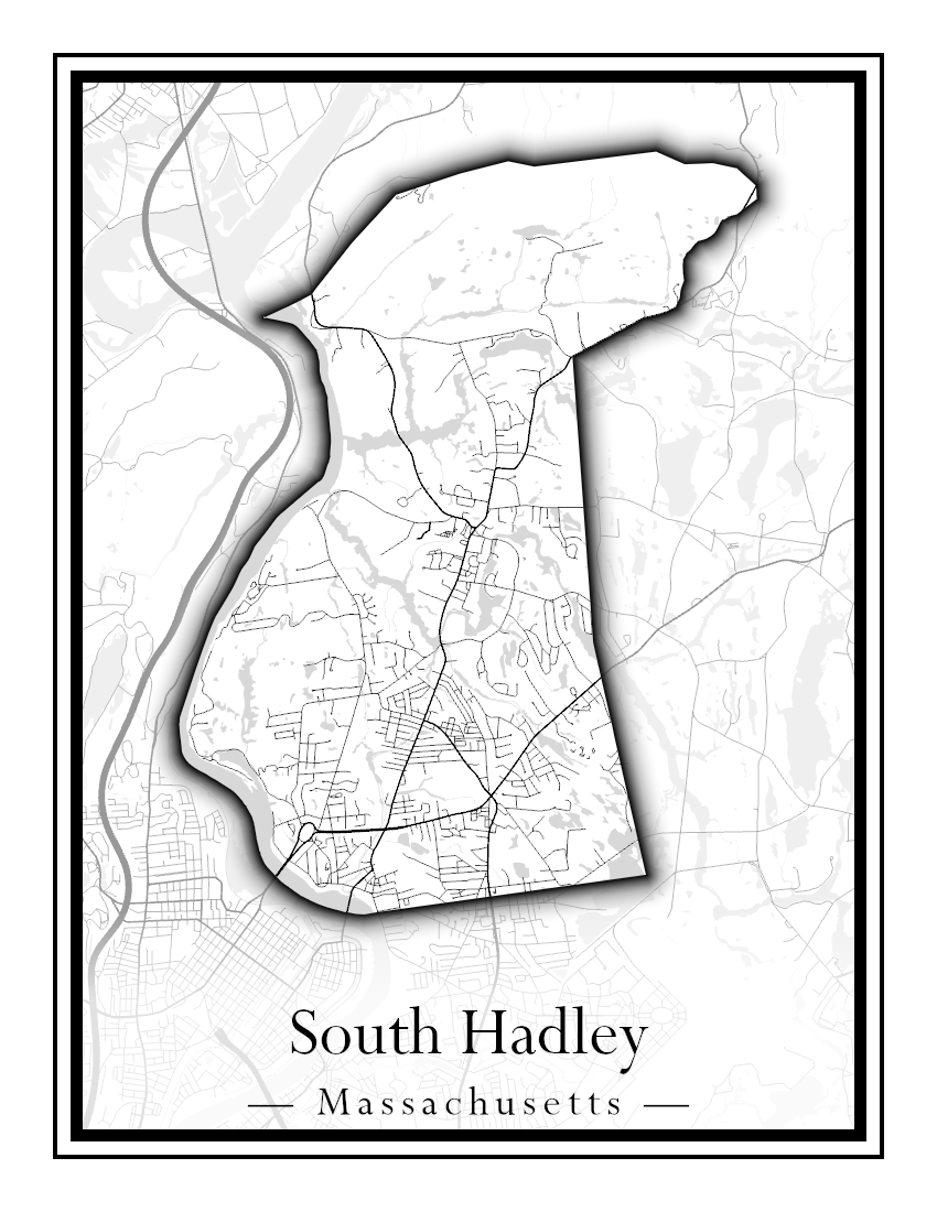 Massachusetts Towns - Street Map (Somerset - Southampton)