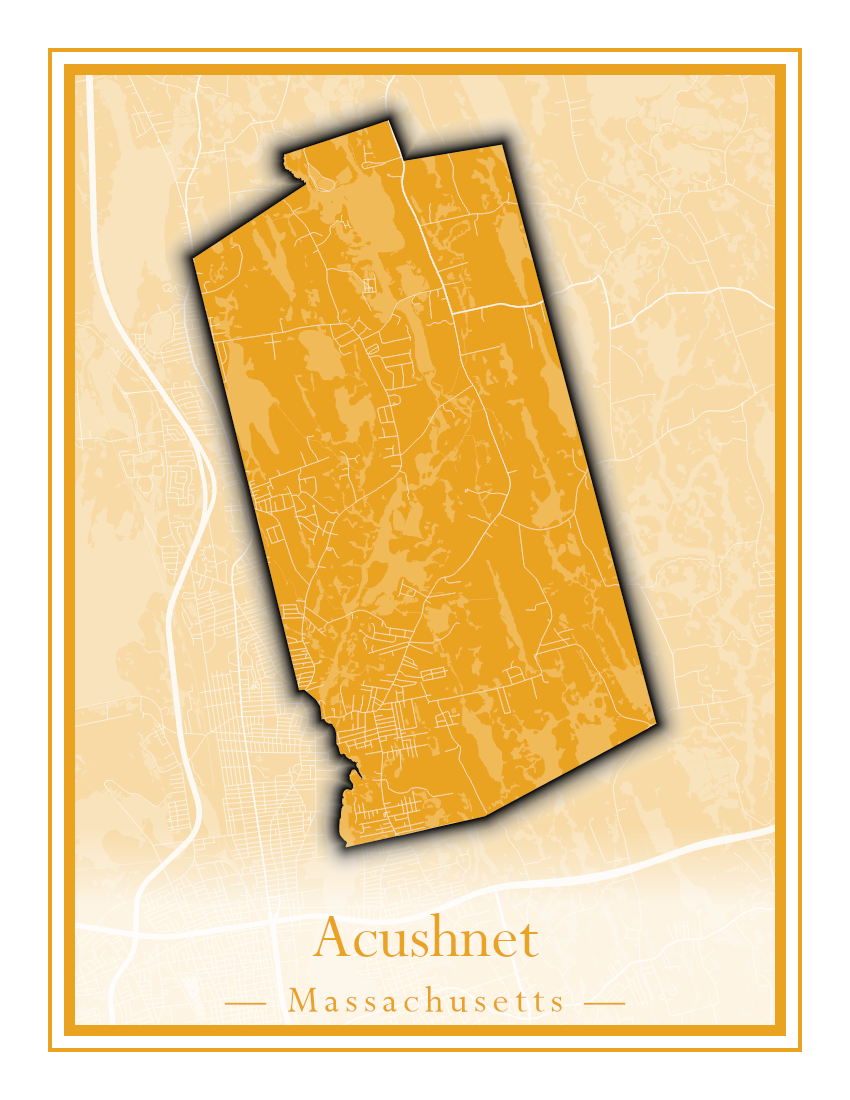 Massachusetts Towns - Street Map (Abington - Adams)