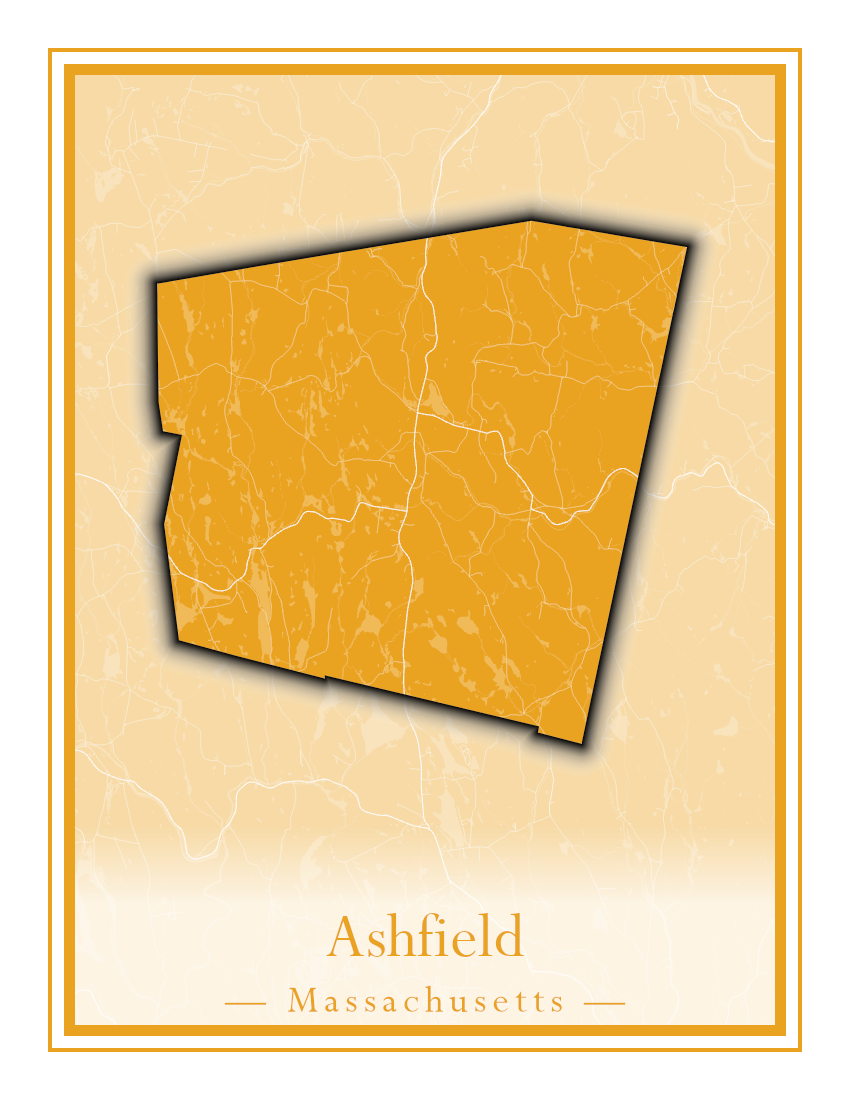 Massachusetts Towns - Street Map (Ashby - Athol)