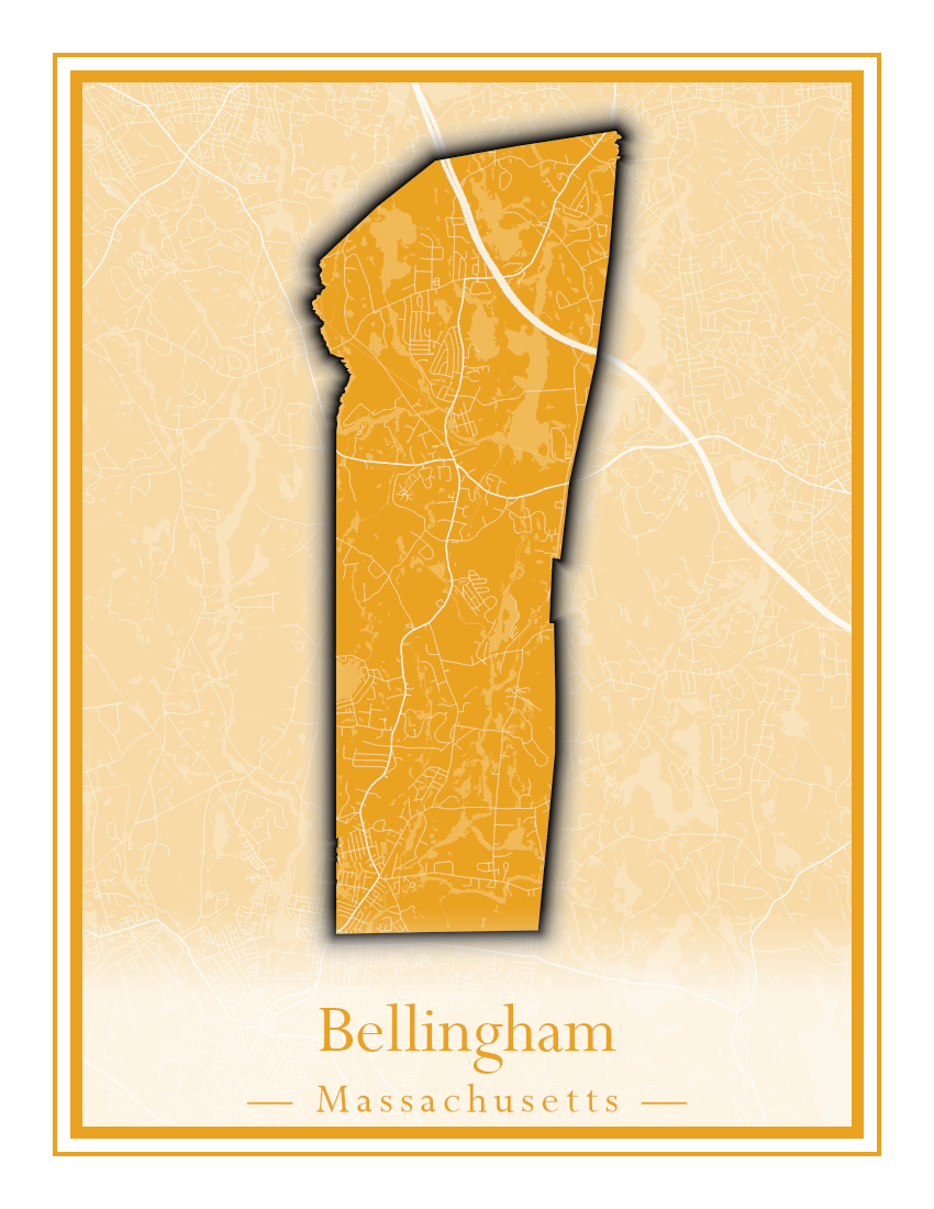 Massachusetts Towns - Street Map (Belchertown - Berkley)