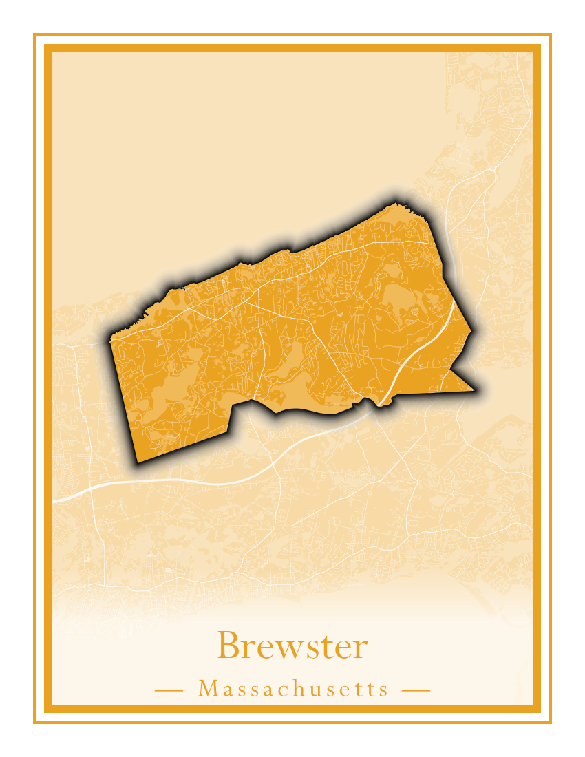 Massachusetts Towns - Street Map (Braintree - Brimfield)