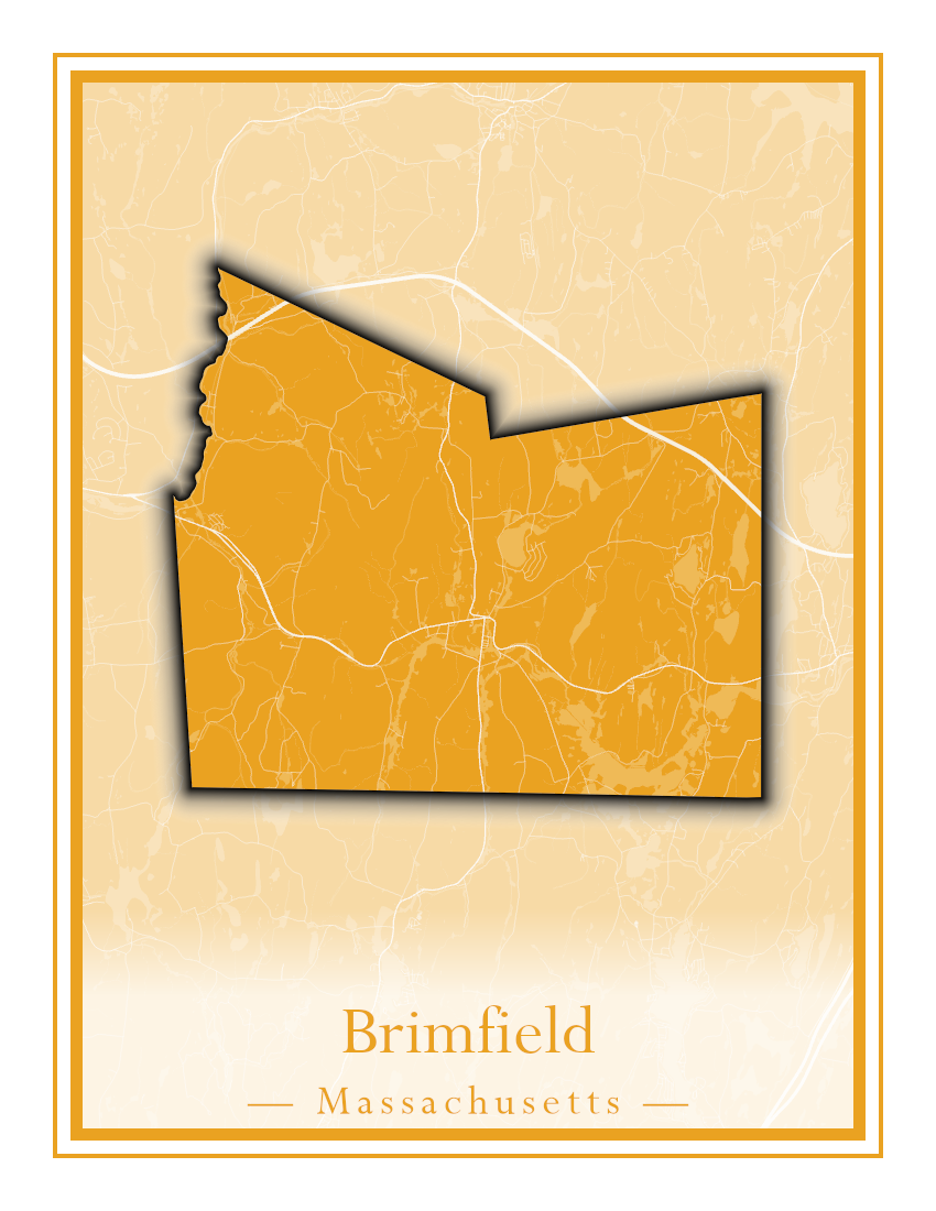 Massachusetts Towns - Street Map (Braintree - Brimfield)