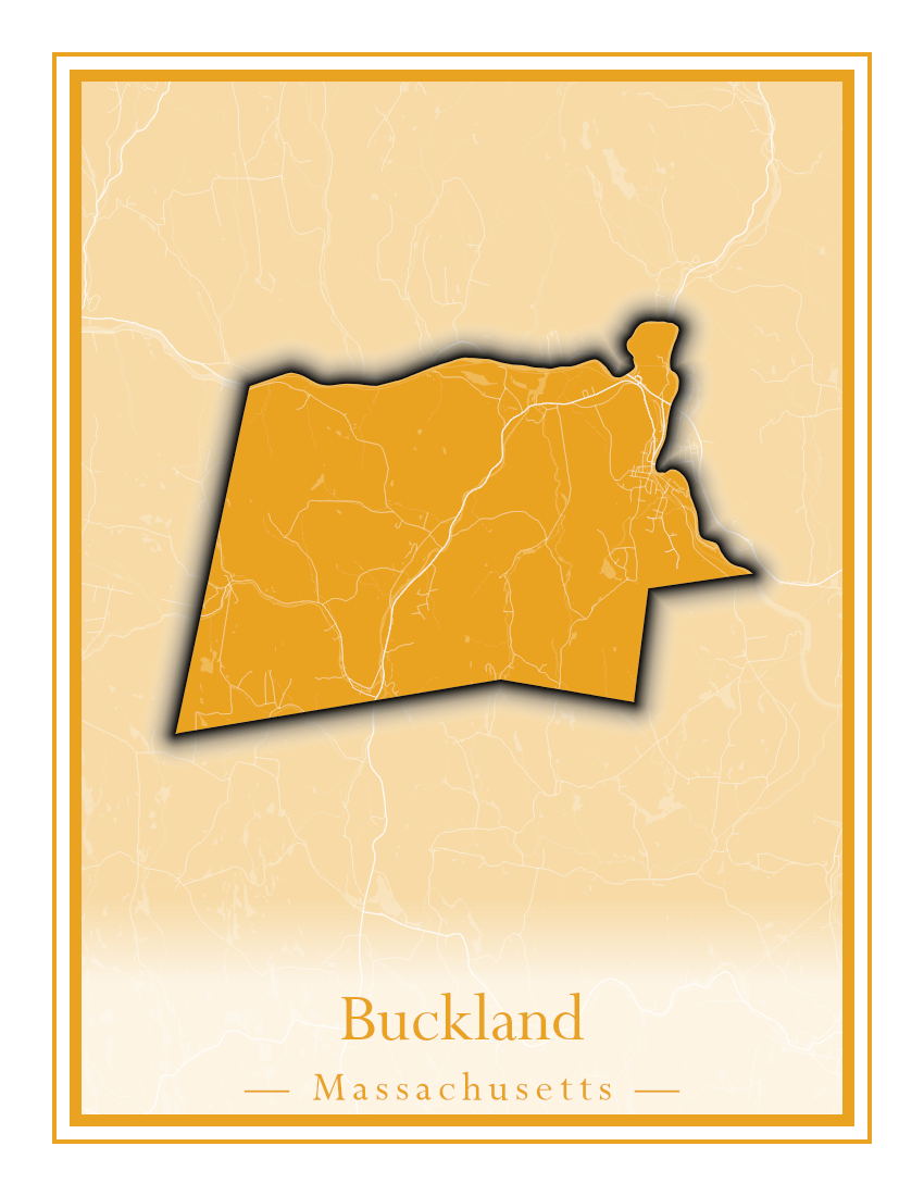 Massachusetts Towns - Street Map (Brockton - Buckland)