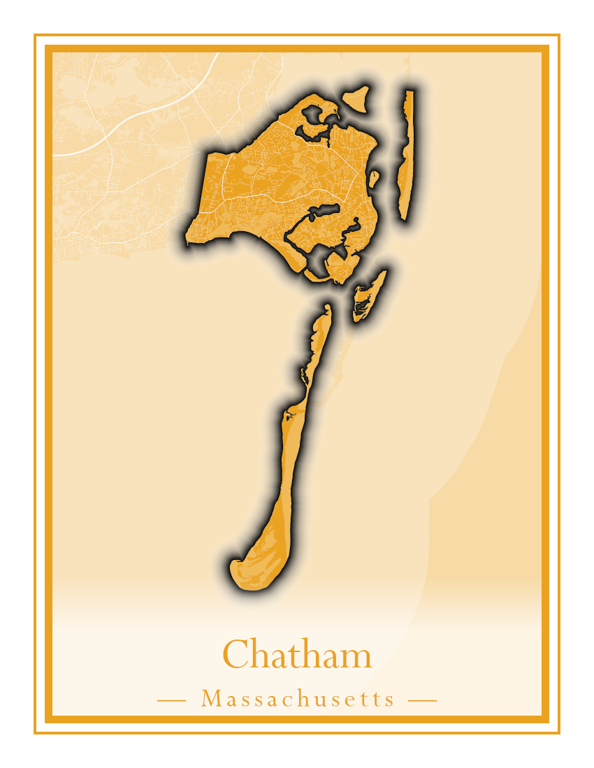 Massachusetts Towns - Street Map (Carver - Chatham)