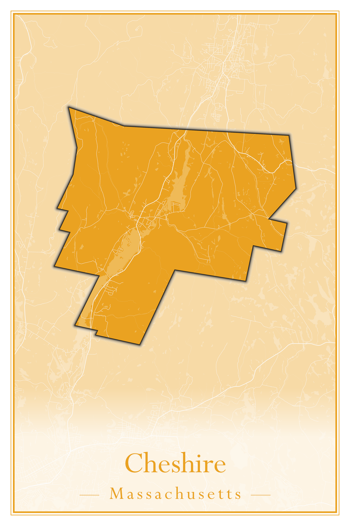 Massachusetts Towns - Street Map (Chelmsford - Chester)