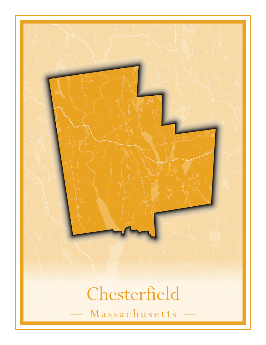 Massachusetts Towns - Street Map (Chesterfield - Clarksburg)