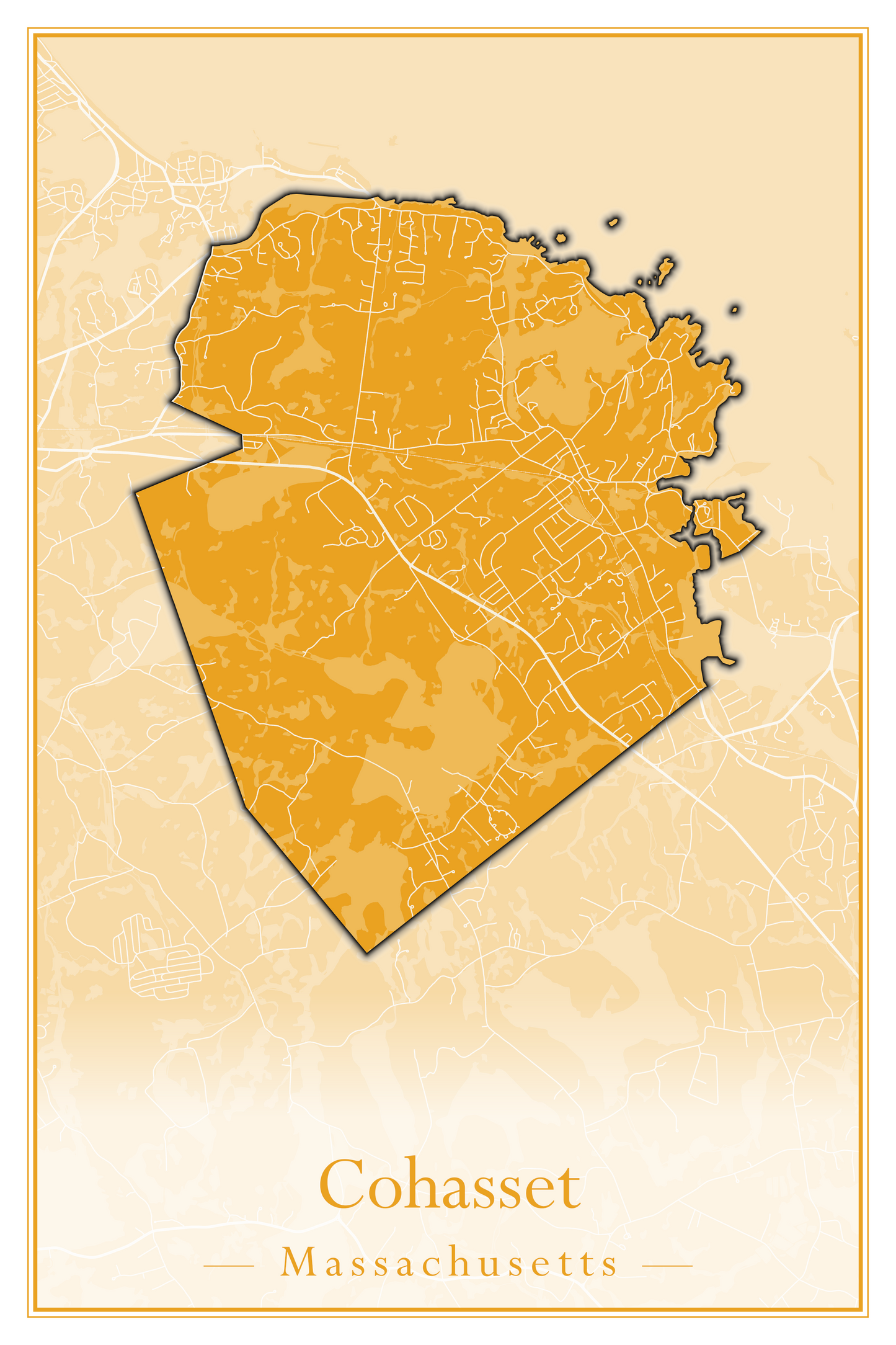 Massachusetts Towns - Street Map (Clinton - Concord)