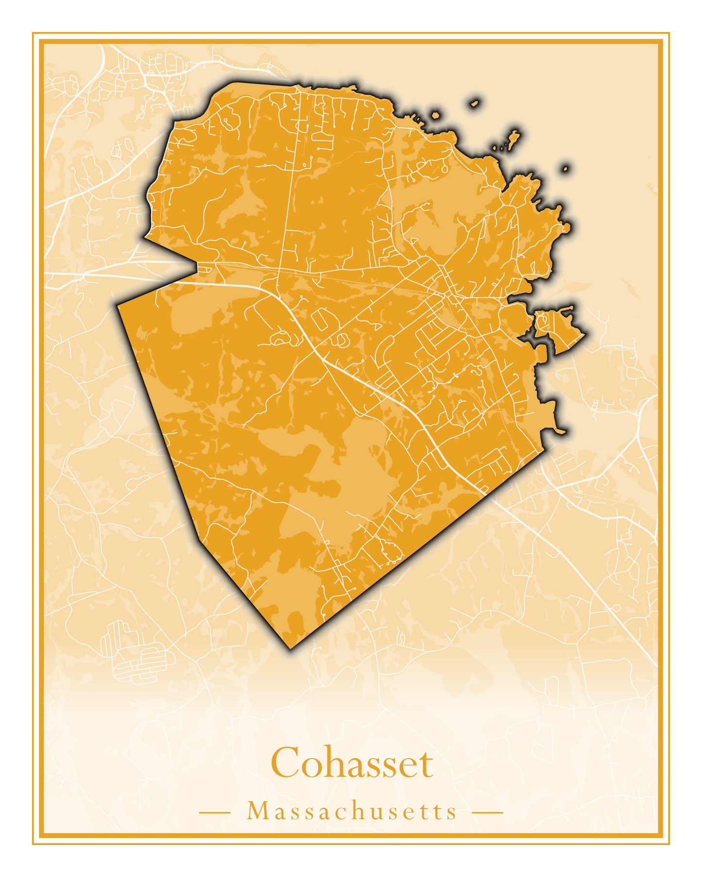 Massachusetts Towns - Street Map (Clinton - Concord)