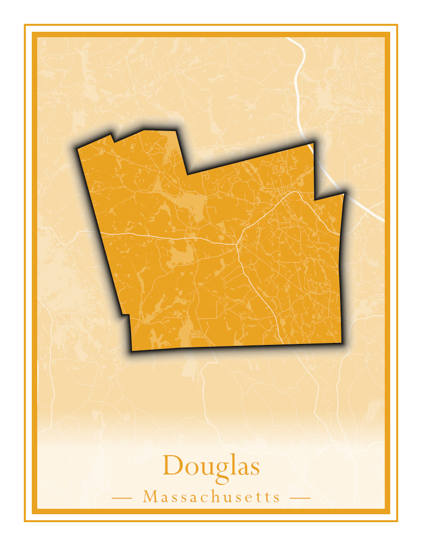 Massachusetts Towns - Street Map (Dighton - Dracut)