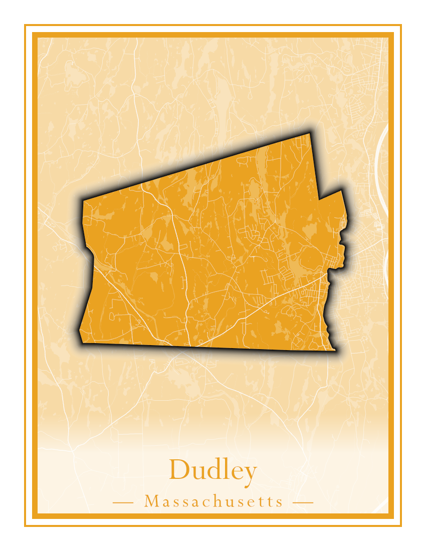 Massachusetts Towns - Street Map (Dudley - East Bridgewater)