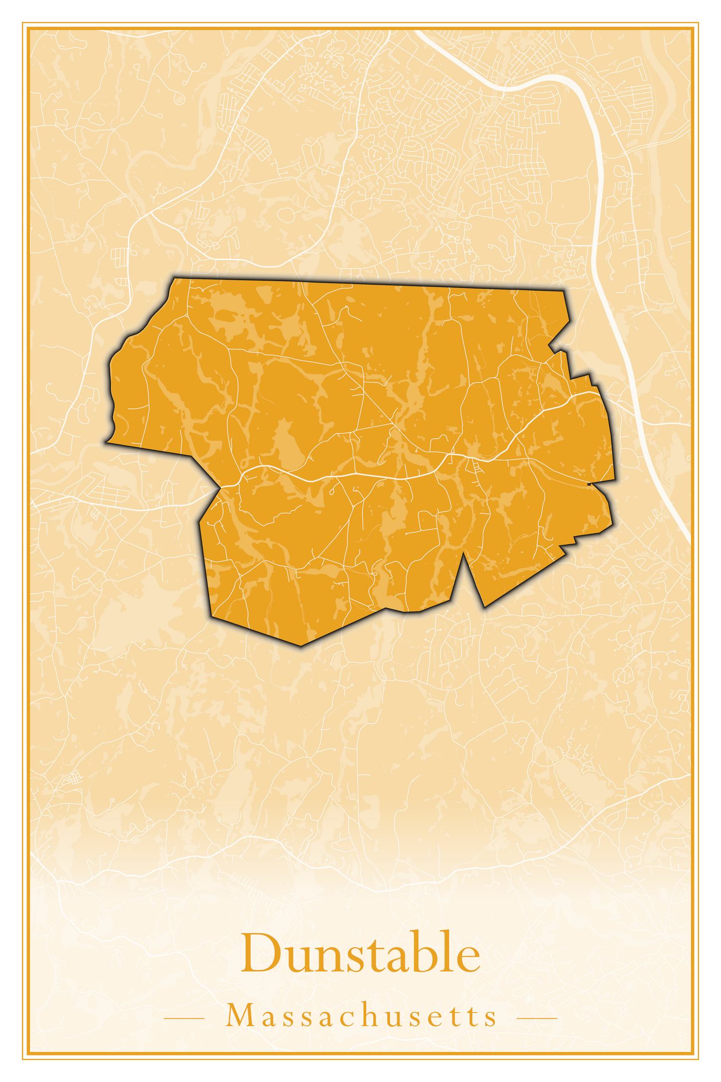 Massachusetts Towns - Street Map (Dudley - East Bridgewater)