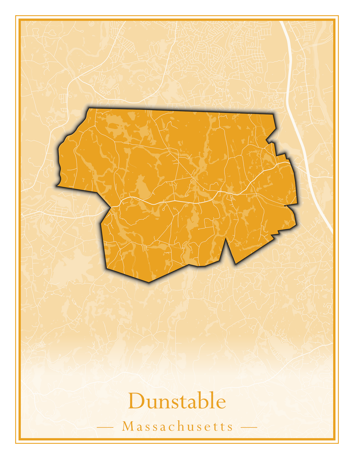 Massachusetts Towns - Street Map (Dudley - East Bridgewater)