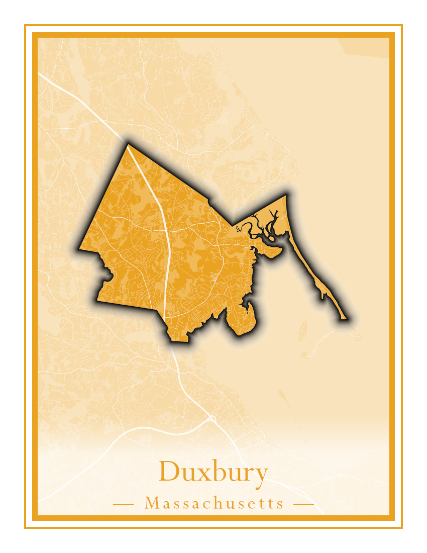 Massachusetts Towns - Street Map (Dudley - East Bridgewater)