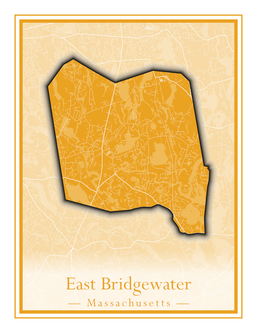 Massachusetts Towns - Street Map (Dudley - East Bridgewater)