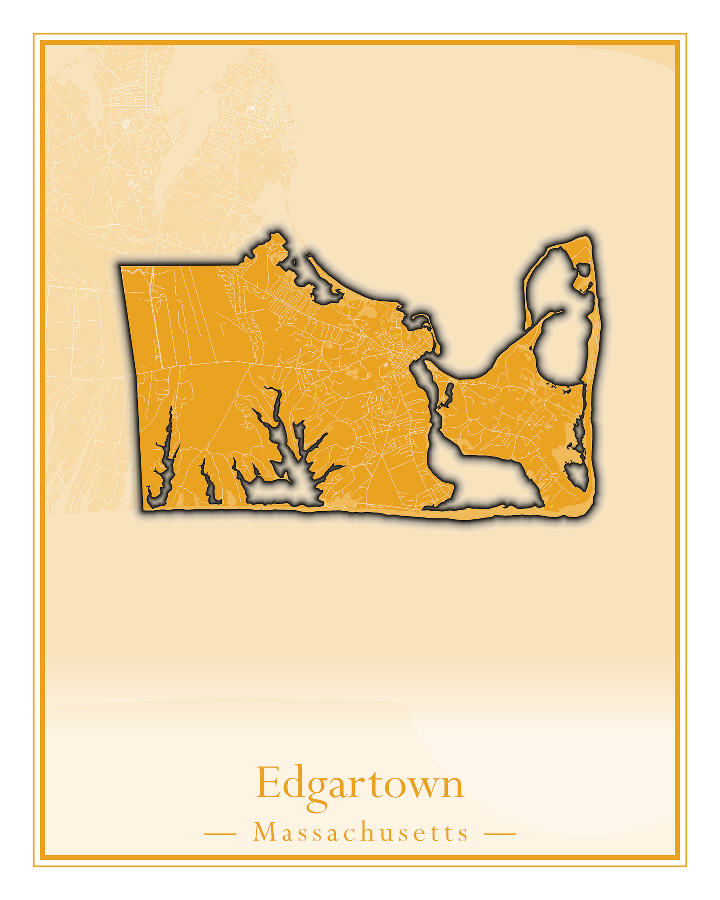 Massachusetts Towns - Street Map (Easton - Erving)