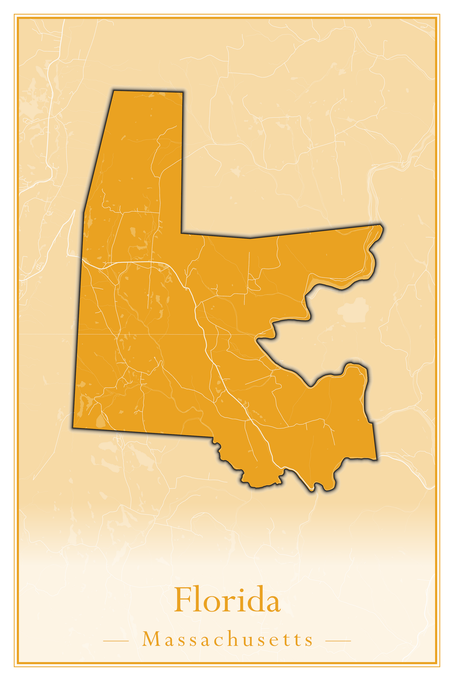 Massachusetts Towns - Street Map (Falmouth - Foxborough)