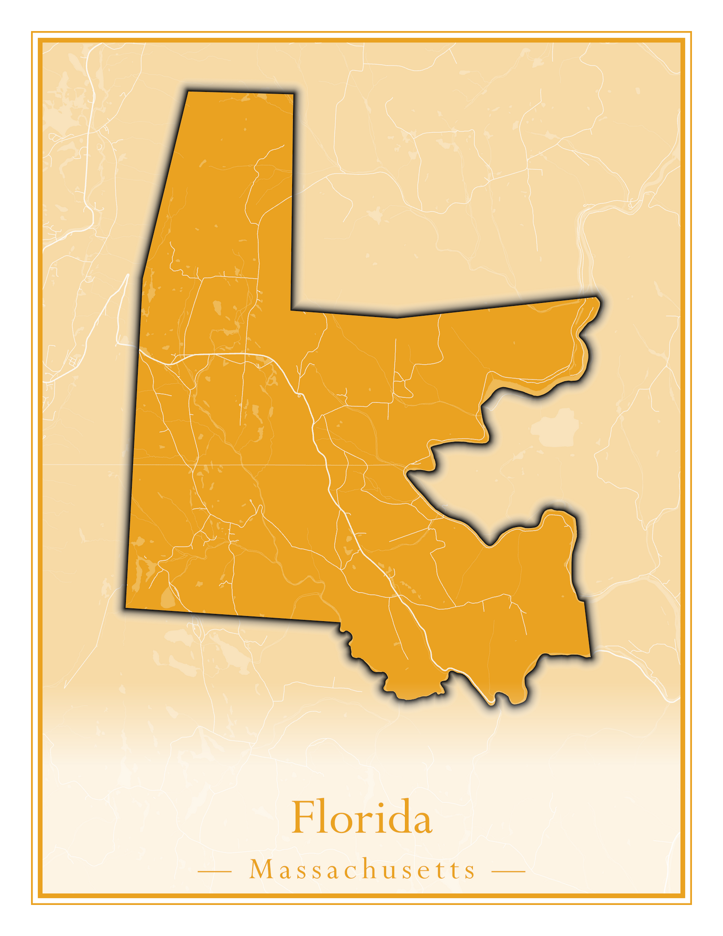 Massachusetts Towns - Street Map (Falmouth - Foxborough)