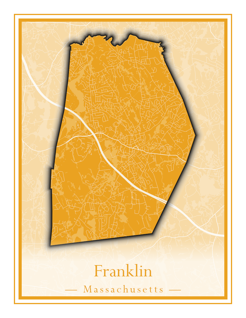 Massachusetts Towns - Street Map (Framingham - Gardner)