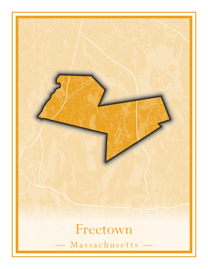 Massachusetts Towns - Street Map (Framingham - Gardner)