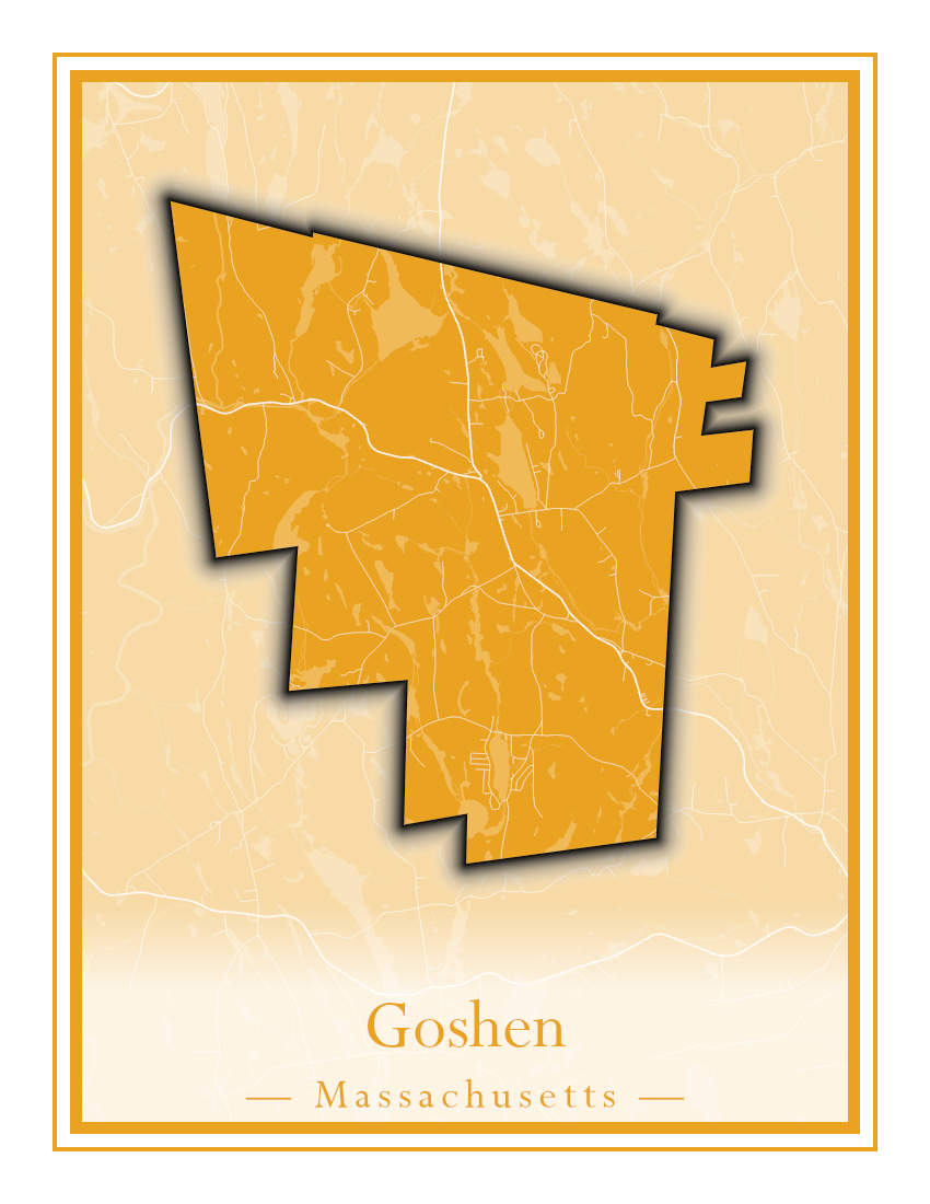 Massachusetts Towns - Street Map (Georgetown - Goshen)