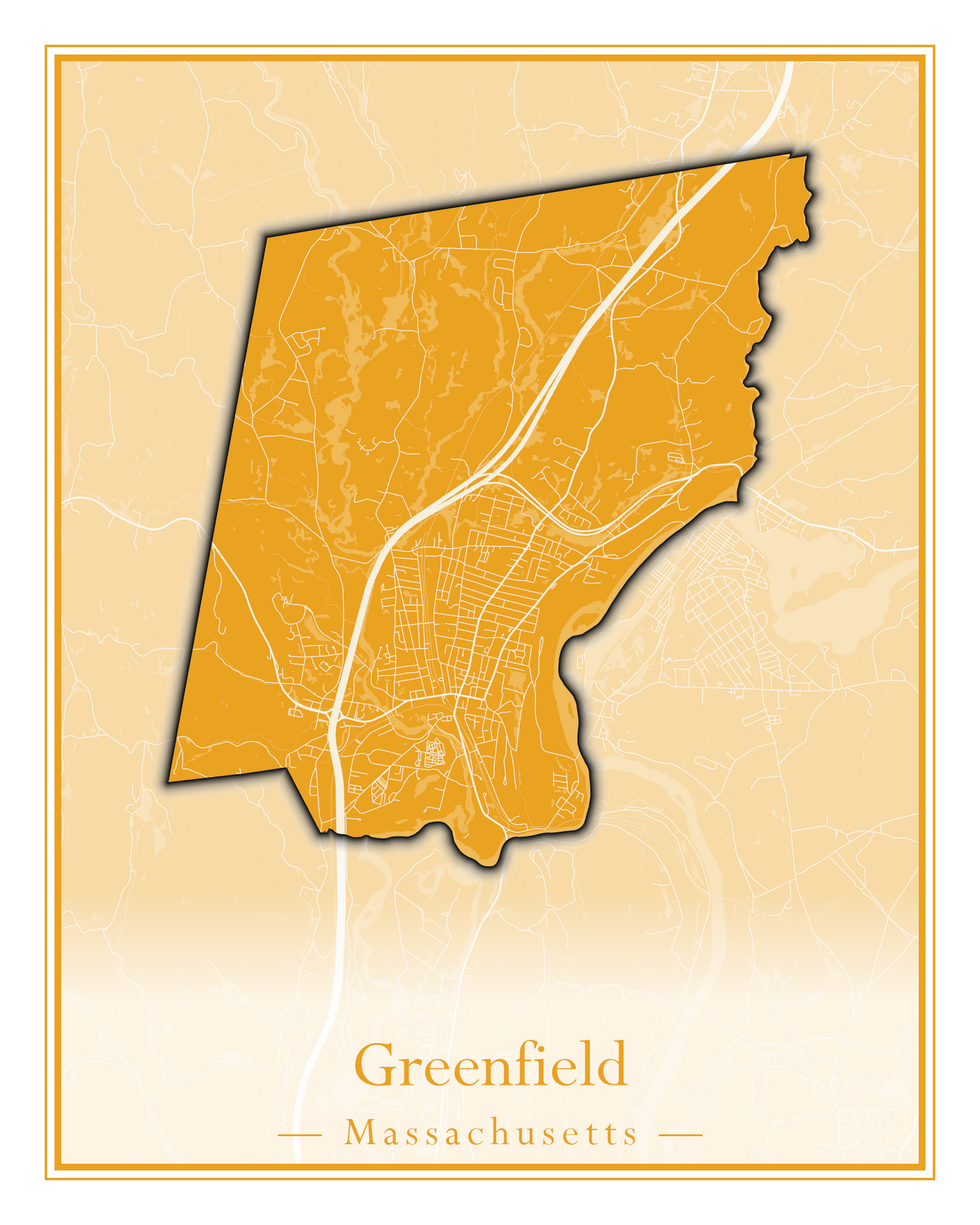 Massachusetts Towns - Street Map (Great Barrington - Groveland)