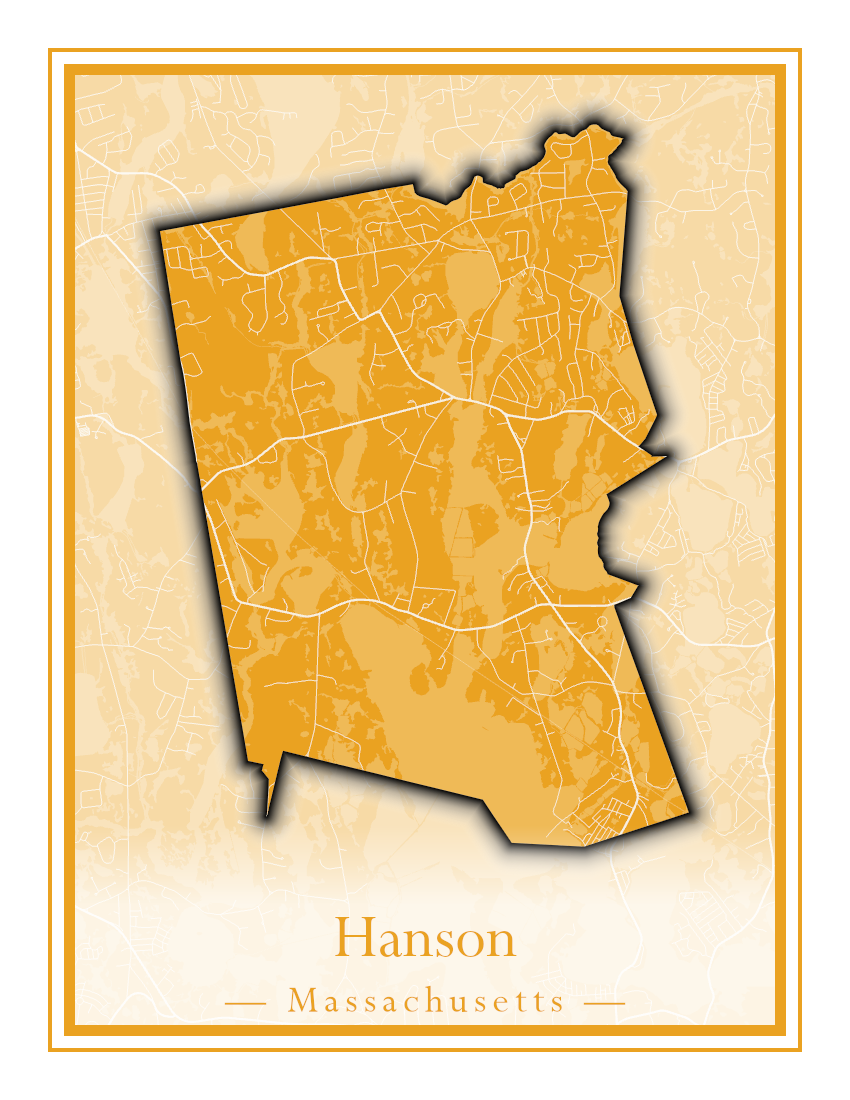 Massachusetts Towns - Street Map (Hancock - Hardwick)