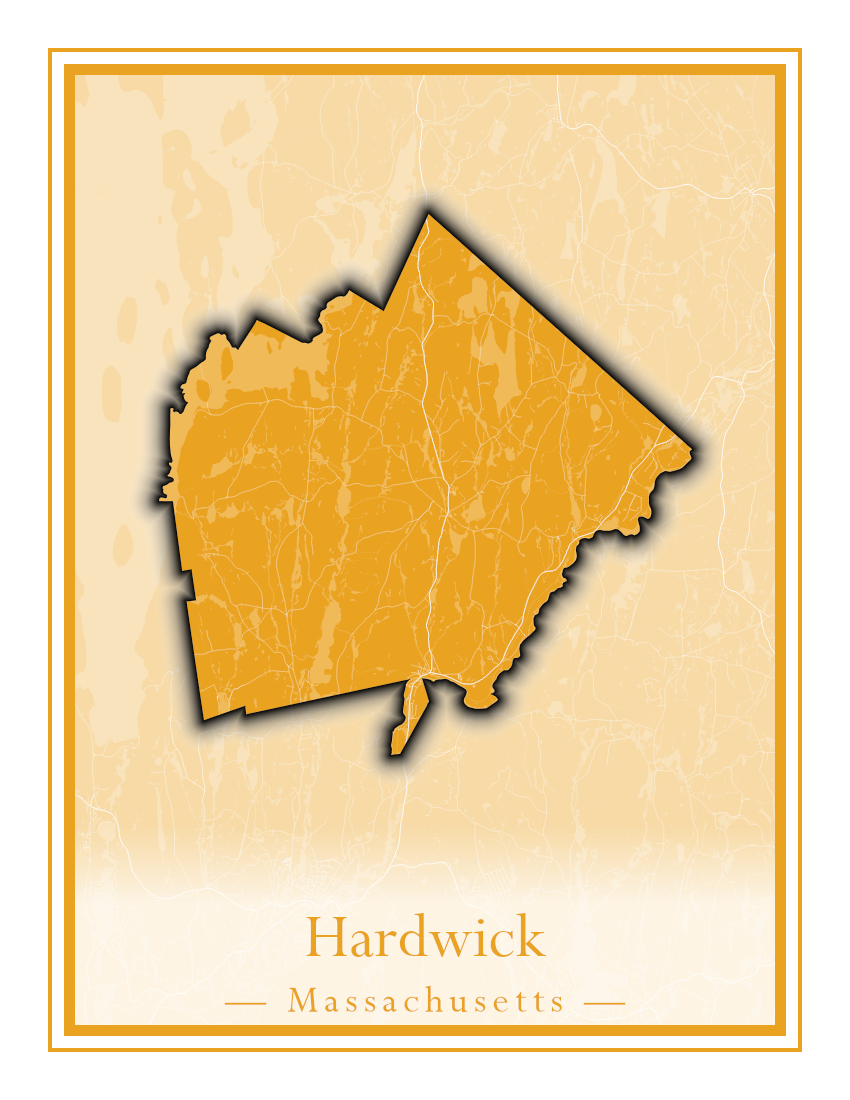 Massachusetts Towns - Street Map (Hancock - Hardwick)