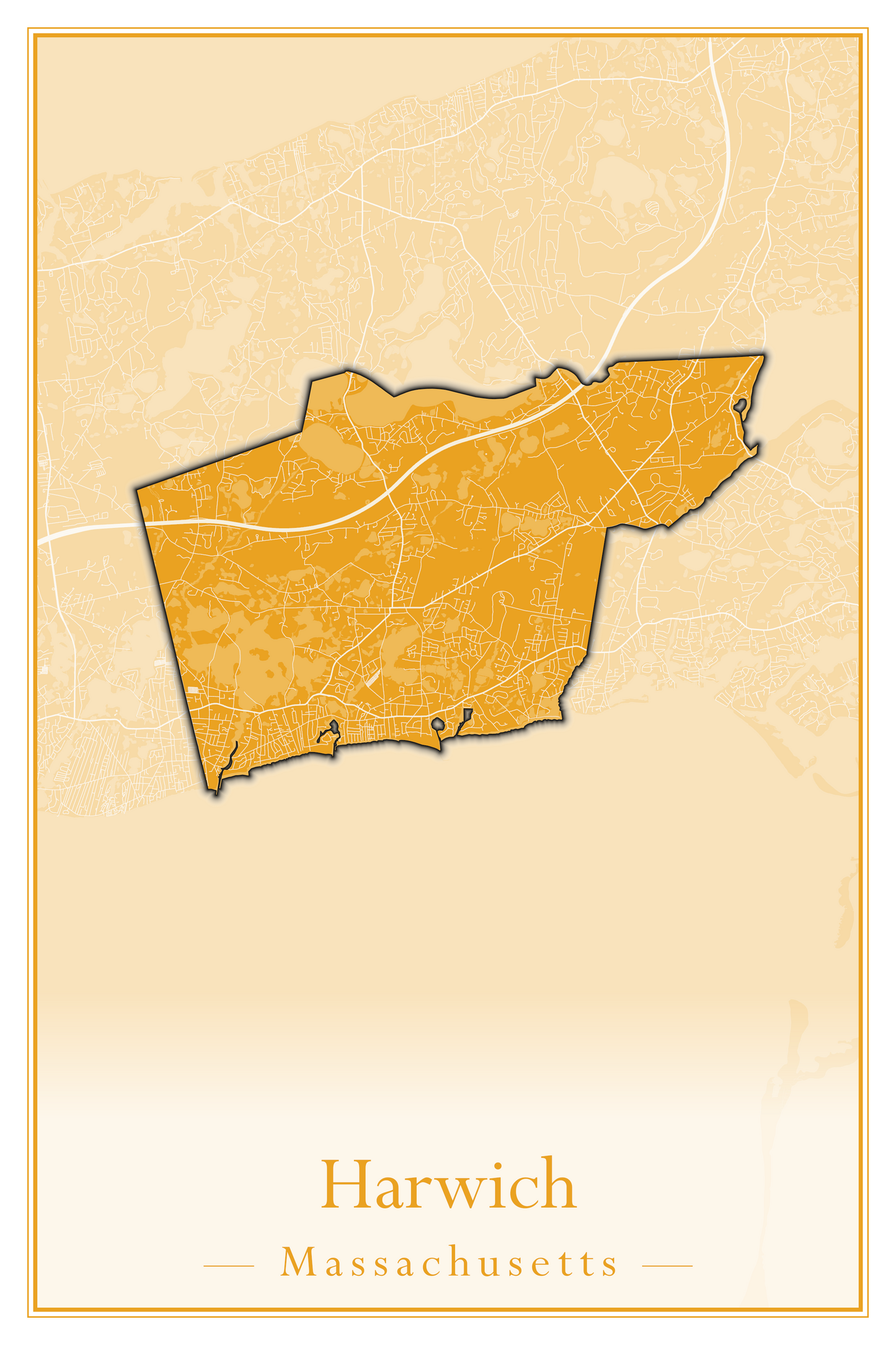 Massachusetts Towns - Street Map (Harvard - Haverhill)