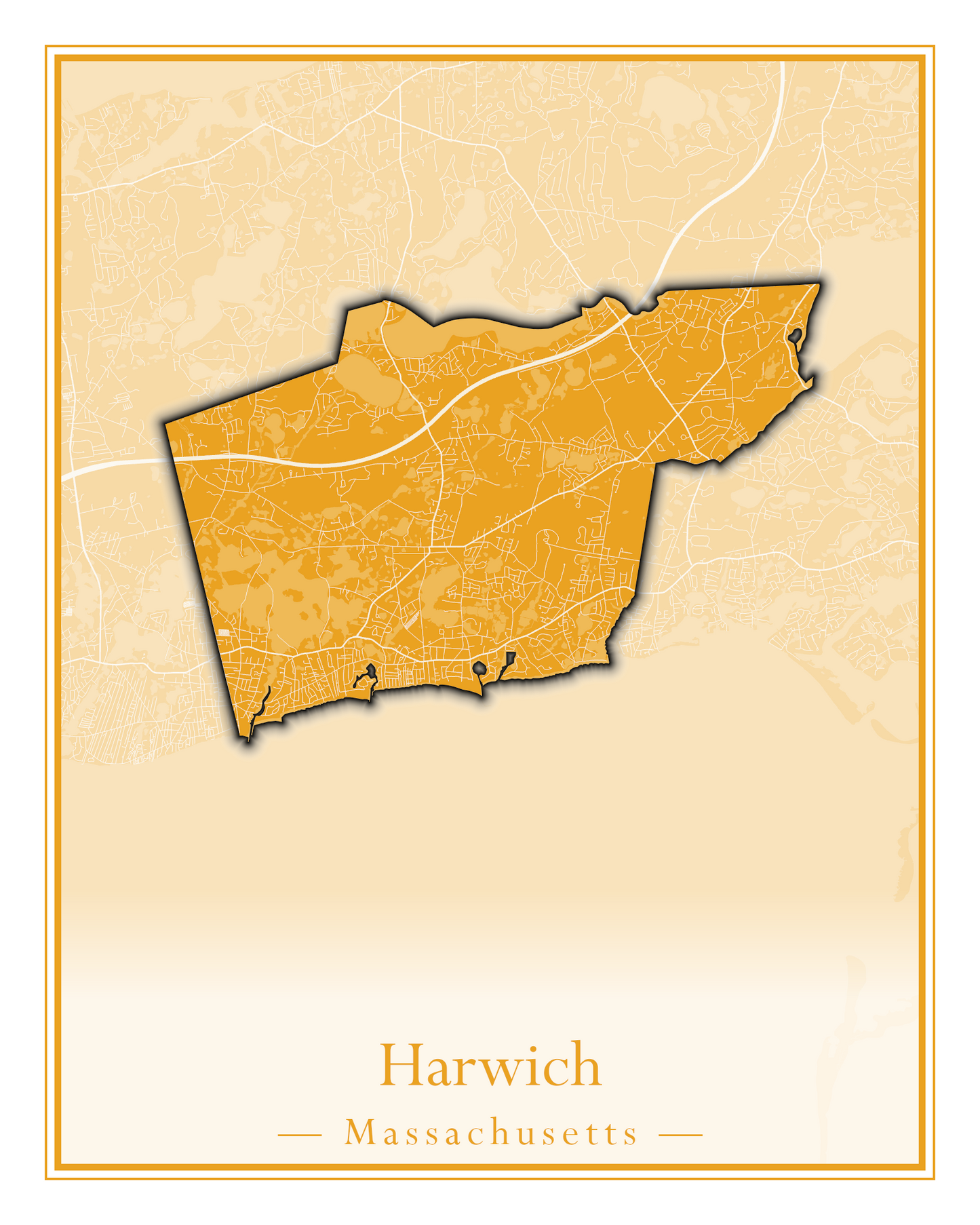 Massachusetts Towns - Street Map (Harvard - Haverhill)